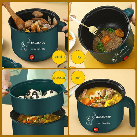 Mini Electric Cooker Multifunctional Hot Pot for Easy Cooking