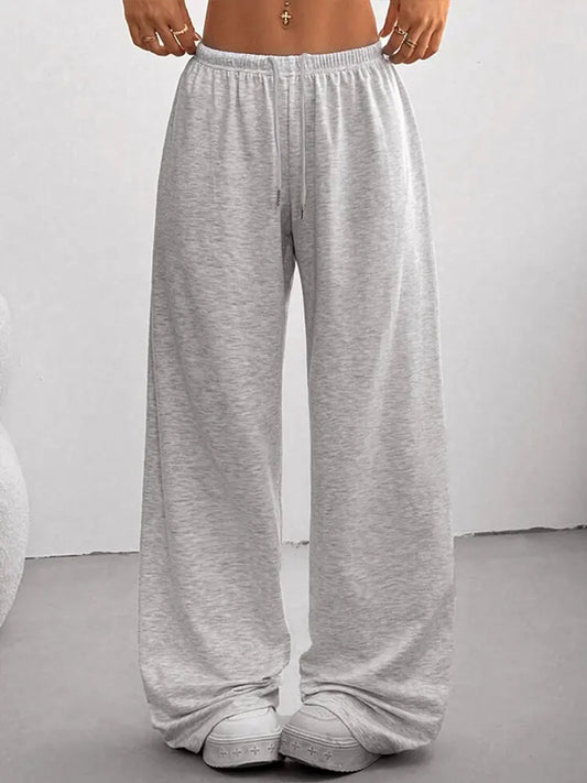 Women's Slim Fit Casual Lace-up Trousers for Summer Fashion